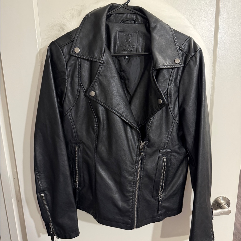 Vintage max studios leather jacket